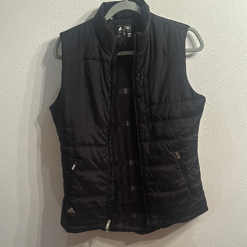 Adidas Black Puff Vest (Golf athletic)